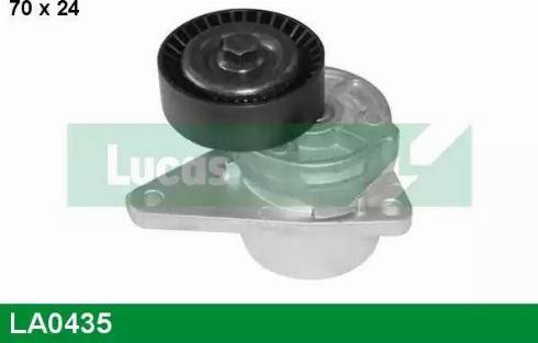 Lucas Engine Drive LA0435 - Натяжитель, поликлиновый ремень autospares.lv