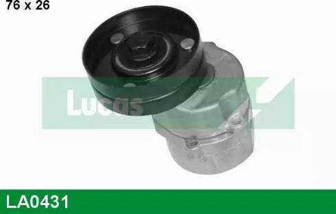 Lucas Engine Drive LA0431 - Натяжитель, поликлиновый ремень autospares.lv