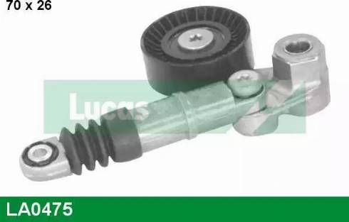 Lucas Engine Drive LA0475 - Натяжитель, поликлиновый ремень autospares.lv