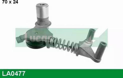 Lucas Engine Drive LA0477 - Натяжитель, поликлиновый ремень autospares.lv