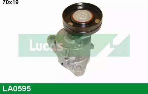 Lucas Engine Drive LA0595 - Натяжитель, поликлиновый ремень autospares.lv