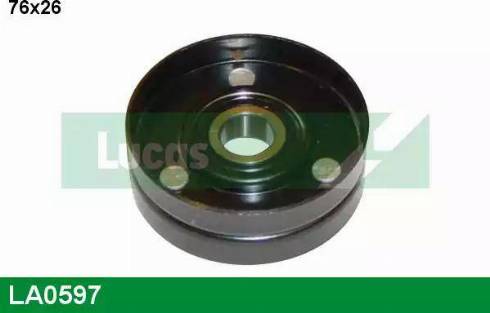 Lucas Engine Drive LA0597 - Ролик, поликлиновый ремень autospares.lv