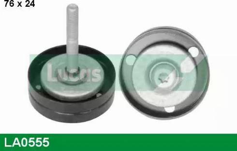 Lucas Engine Drive LA0555 - Ролик, поликлиновый ремень autospares.lv