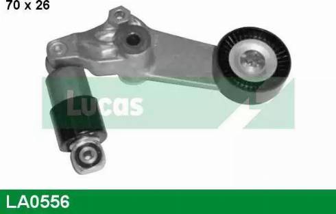 Lucas Engine Drive LA0556 - Натяжитель, поликлиновый ремень autospares.lv