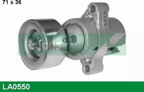 Lucas Engine Drive LA0550 - Натяжитель, поликлиновый ремень autospares.lv