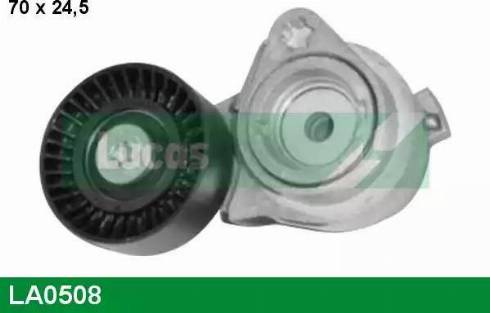 Lucas Engine Drive LA0508 - Натяжитель, поликлиновый ремень autospares.lv