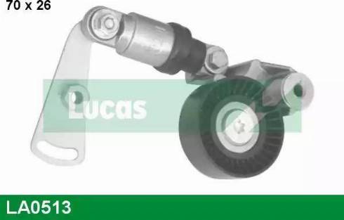 Lucas Engine Drive LA0513 - Натяжитель, поликлиновый ремень autospares.lv