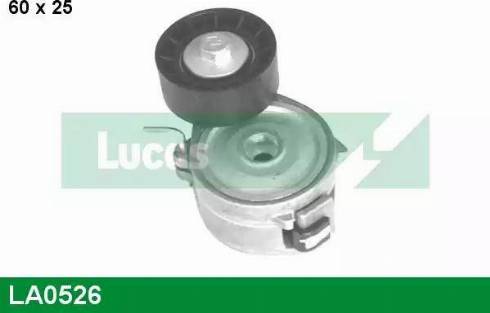 Lucas Engine Drive LA0526 - Натяжитель, поликлиновый ремень autospares.lv