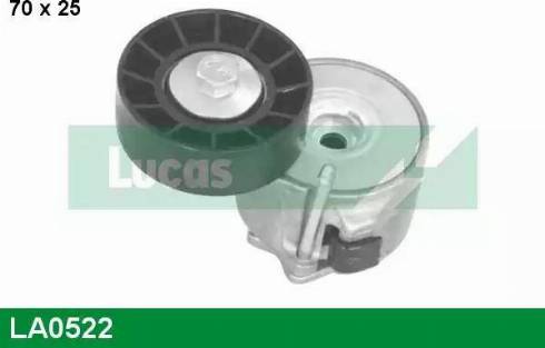 Lucas Engine Drive LA0522 - Натяжитель, поликлиновый ремень autospares.lv