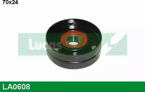 Lucas Engine Drive LA0608 - Ролик, поликлиновый ремень autospares.lv