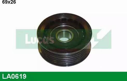 Lucas Engine Drive LA0619 - Ролик, поликлиновый ремень autospares.lv