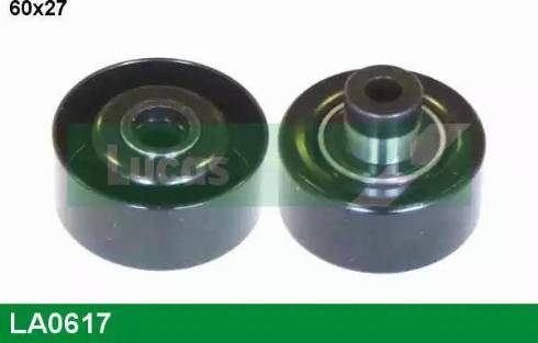 Lucas Engine Drive LA0617 - Ролик, поликлиновый ремень autospares.lv