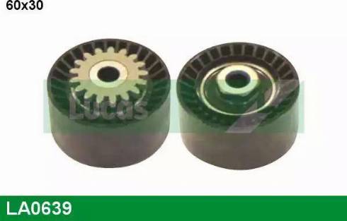 Lucas Engine Drive LA0639 - Ролик, поликлиновый ремень autospares.lv