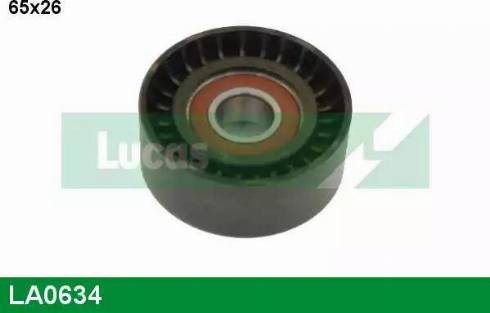 Lucas Engine Drive LA0634 - Ролик, поликлиновый ремень autospares.lv