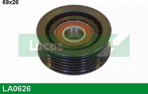 Lucas Engine Drive LA0626 - Ролик, поликлиновый ремень autospares.lv