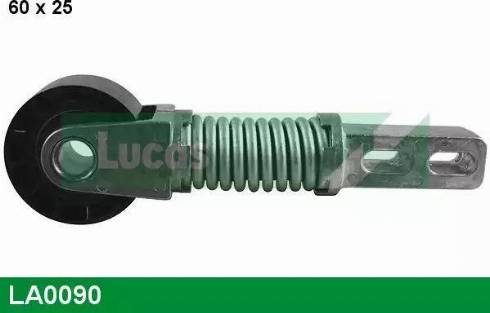 Lucas Engine Drive LA0090 - Натяжитель, поликлиновый ремень autospares.lv