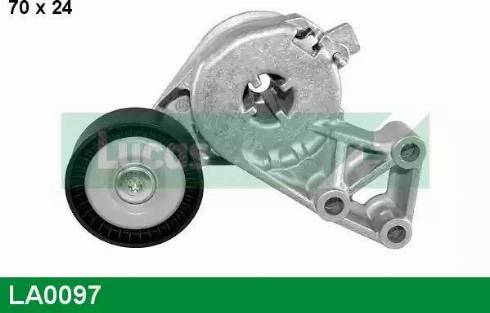 Lucas Engine Drive LA0097 - Натяжитель, поликлиновый ремень autospares.lv