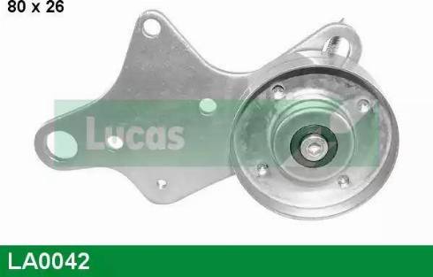 Lucas Engine Drive LA0042 - Ролик, поликлиновый ремень autospares.lv