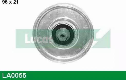 Lucas Engine Drive LA0055 - Ролик, поликлиновый ремень autospares.lv