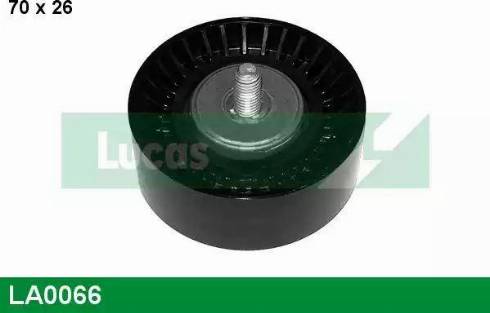 Lucas Engine Drive LA0066 - Ролик, поликлиновый ремень autospares.lv