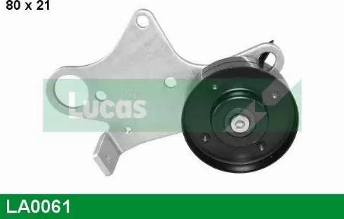 Lucas Engine Drive LA0061 - Ролик, поликлиновый ремень autospares.lv