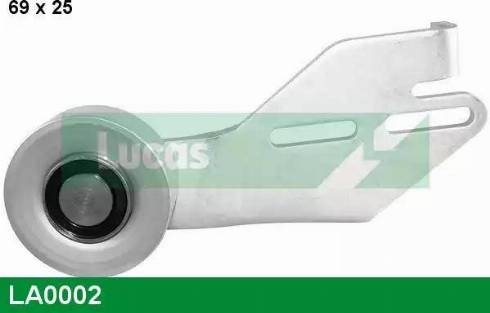 Lucas Engine Drive LA0002 - Ролик, поликлиновый ремень autospares.lv