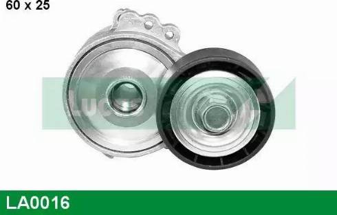 Lucas Engine Drive LA0016 - Натяжитель, поликлиновый ремень autospares.lv