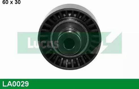 Lucas Engine Drive LA0029 - Ролик, поликлиновый ремень autospares.lv