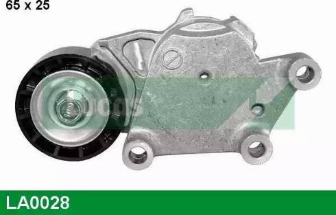 Lucas Engine Drive LA0028 - Натяжитель, поликлиновый ремень autospares.lv