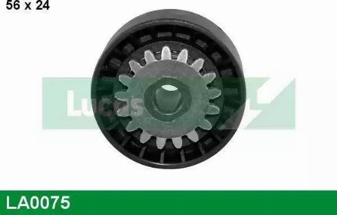 Lucas Engine Drive LA0075 - Ролик, поликлиновый ремень autospares.lv