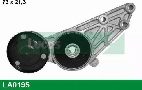 Lucas Engine Drive LA0195 - Натяжитель, поликлиновый ремень autospares.lv