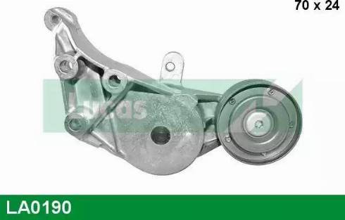 Lucas Engine Drive LA0190 - Натяжитель, поликлиновый ремень autospares.lv