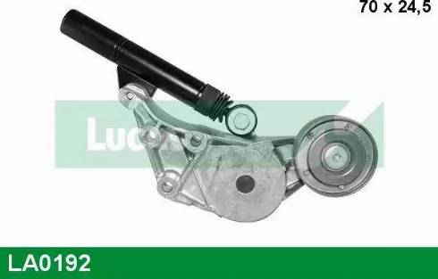 Lucas Engine Drive LA0192 - Натяжитель, поликлиновый ремень autospares.lv