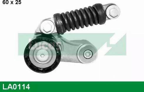 Lucas Engine Drive LA0114 - Натяжитель, поликлиновый ремень autospares.lv