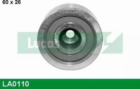 Lucas Engine Drive LA0110 - Ролик, поликлиновый ремень autospares.lv