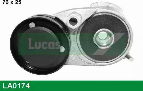 Lucas Engine Drive LA0174 - Натяжитель, поликлиновый ремень autospares.lv