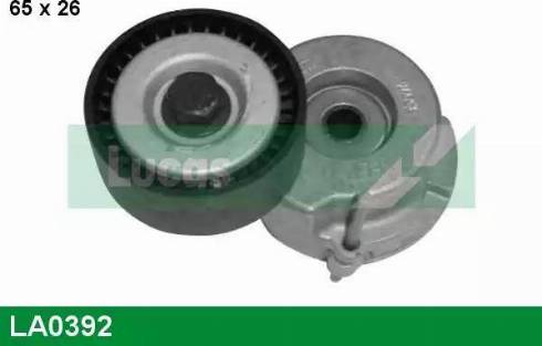 Lucas Engine Drive LA0392 - Натяжитель, поликлиновый ремень autospares.lv