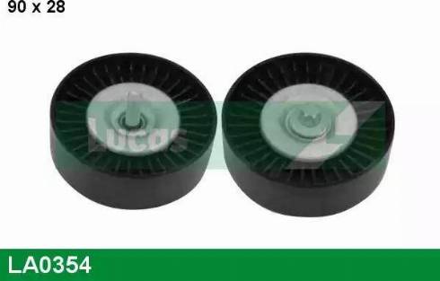 Lucas Engine Drive LA0354 - Ролик, поликлиновый ремень autospares.lv