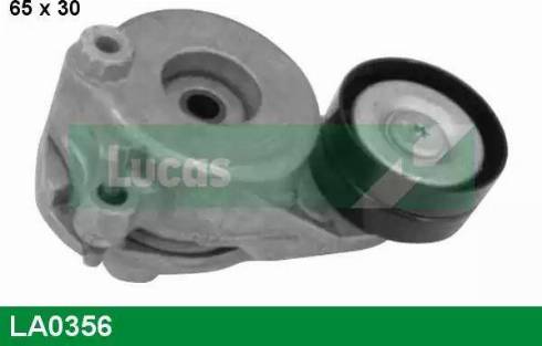 Lucas Engine Drive LA0356 - Натяжитель, поликлиновый ремень autospares.lv