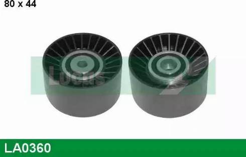 Lucas Engine Drive LA0360 - Ролик, поликлиновый ремень autospares.lv