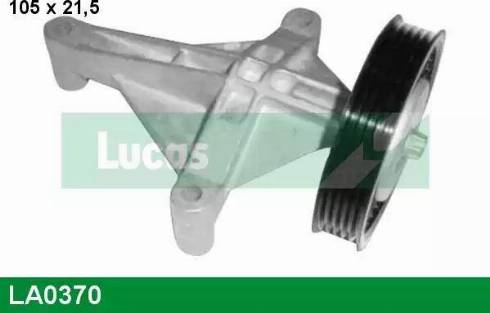 Lucas Engine Drive LA0370 - Натяжитель, поликлиновый ремень autospares.lv