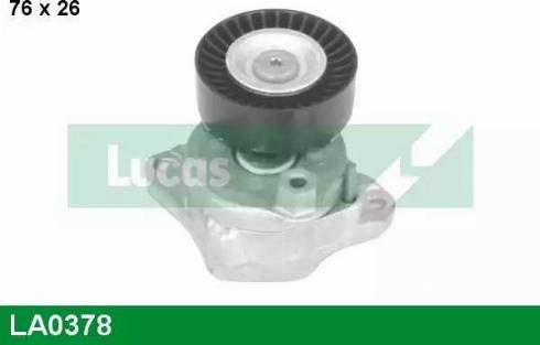 Lucas Engine Drive LA0378 - Натяжитель, поликлиновый ремень autospares.lv