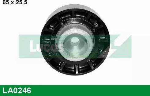 Lucas Engine Drive LA0246 - Ролик, поликлиновый ремень autospares.lv