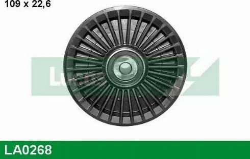 Lucas Engine Drive LA0268 - Ролик, поликлиновый ремень autospares.lv