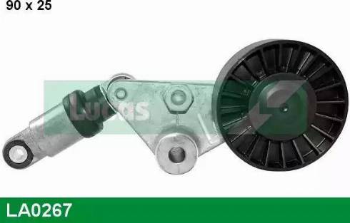 Lucas Engine Drive LA0267 - Натяжитель, поликлиновый ремень autospares.lv