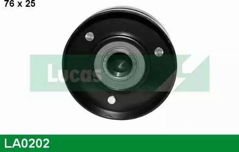 Lucas Engine Drive LA0202 - Ролик, поликлиновый ремень autospares.lv