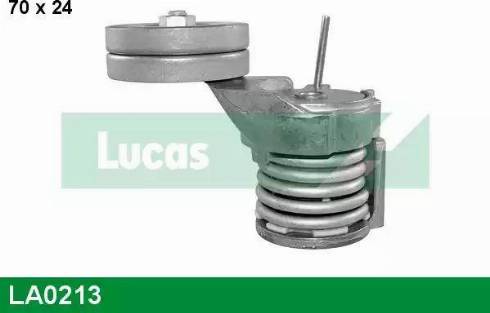 Lucas Engine Drive LA0213 - Натяжитель, поликлиновый ремень autospares.lv