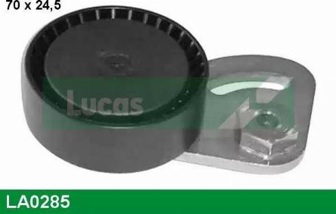 Lucas Engine Drive LA0285 - Ролик, поликлиновый ремень autospares.lv