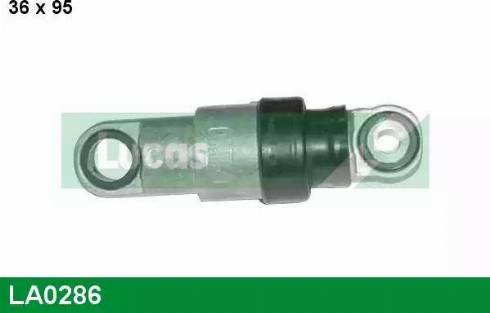 Lucas Engine Drive LA0286 - Виброгаситель, поликлиновый ремень autospares.lv