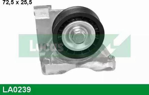 Lucas Engine Drive LA0239 - Натяжитель, поликлиновый ремень autospares.lv